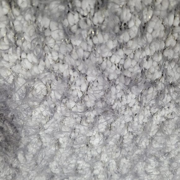 QED LONDON | scoop neck eyelash knit long sleeve ombre sweater dress - Picture 3 of 7